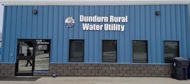 Map of the Dundurn Rural Water Utility service area